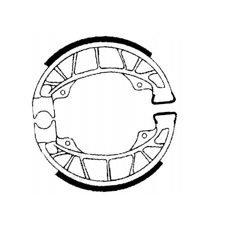 SZCZĘKI HAMULCOWE EBC DO MOTOCYKLA PIAGGIO HEXAGON 150 HEXAGON150 2T 94-98