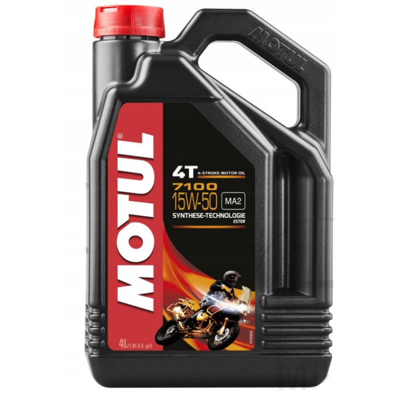 OLEJ MOTOCYKLOWY MOTUL 7100 15W50 4L MA2 ESTER 4T