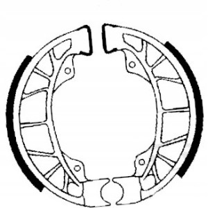 SZCZĘKI HAMULCOWE EBC DO MOTOCYKLA PIAGGIO FREE 50 FREE50 FL DT 1995-2002