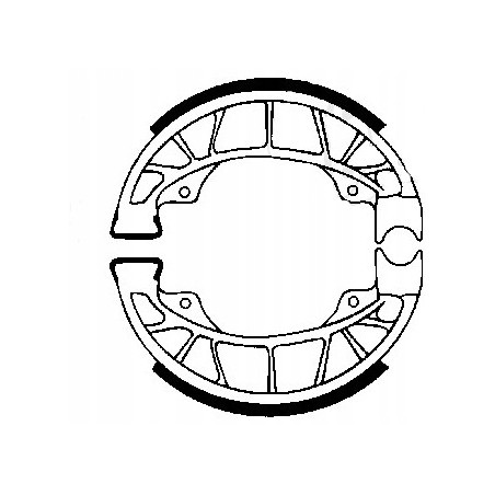 SZCZĘKI HAMULCOWE EBC DO MOTOCYKLA GILERA STORM 50 STORM50 2008-2011
