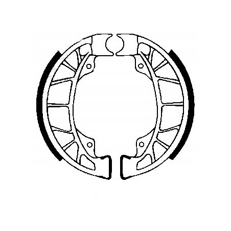 SZCZĘKI HAMULCOWE EBC DO MOTOCYKLA GILERA RUNNER 50 RUNNER50 DT 1997-1998