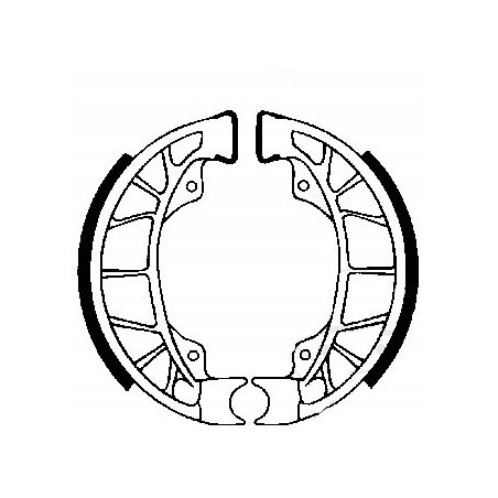 SZCZĘKI HAMULCOWE EBC DO MOTOCYKLA APRILIA COMPAY 50 COMPAY50 CUSTOM 10-13