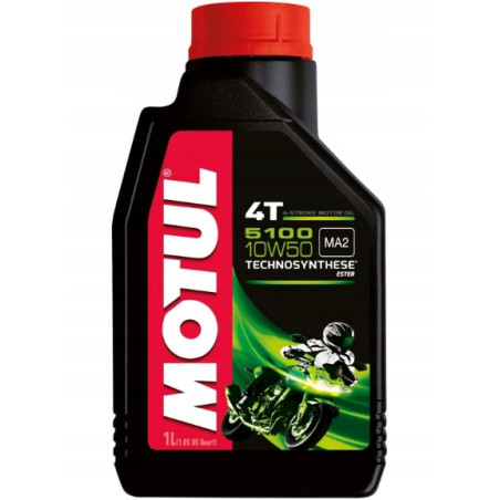 OLEJ MOTOCYKLOWY MOTUL 5100 10W50 1L PÓŁSYNTETYK