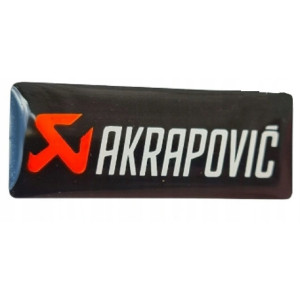 AKRAPOVIC MAŁA NAKLEJKA NA TŁUMIK WYDECH KARBON