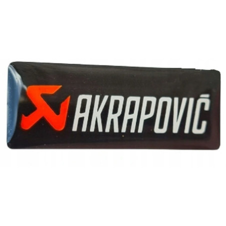 AKRAPOVIC MAŁA NAKLEJKA NA TŁUMIK WYDECH KARBON