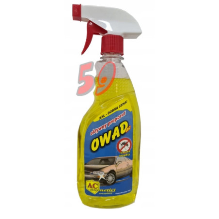 SPRAY DO USUWANIA OWADÓW INSEKTÓW I MUCH Z POJAZDU