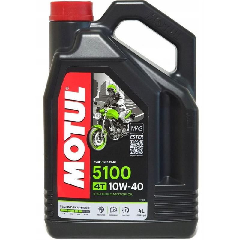 OLEJ SILNIKOWY MOTUL 5100 10W40 MA2 4L