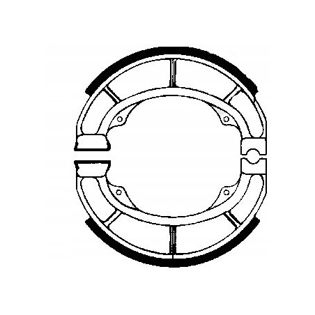 SZCZĘKI HAMULCOWE EBC DO MOTOCYKLA SUZUKI UK 110 UK110 ADDRESS 2015-2022
