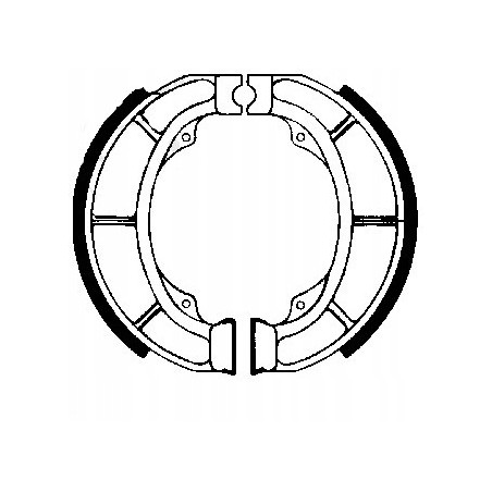 SZCZĘKI HAMULCOWE EBC DO MOTOCYKLA SUZUKI CP 50 CP50 CHF/LIDO 1989-1993