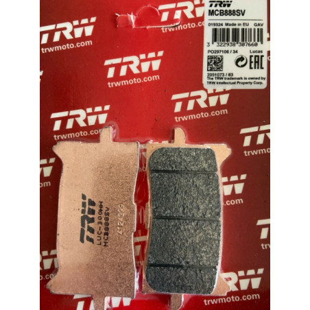 Klocki Hamulcowe TRW LUCAS MCB888SV PRZÓD HONDA