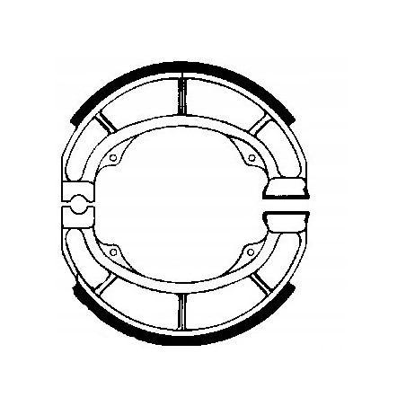 SZCZĘKI HAMULCOWE EBC DO MOTOCYKLA SUZUKI AP 50 SUZUKI AP50 1995-1999