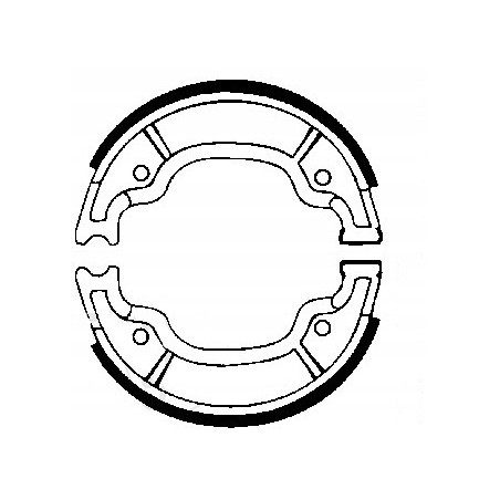 SZCZĘKI HAMULCOWE EBC DO MOTOCYKLA YAMAHA TT 350 YAMAHA TT350 1986-1995