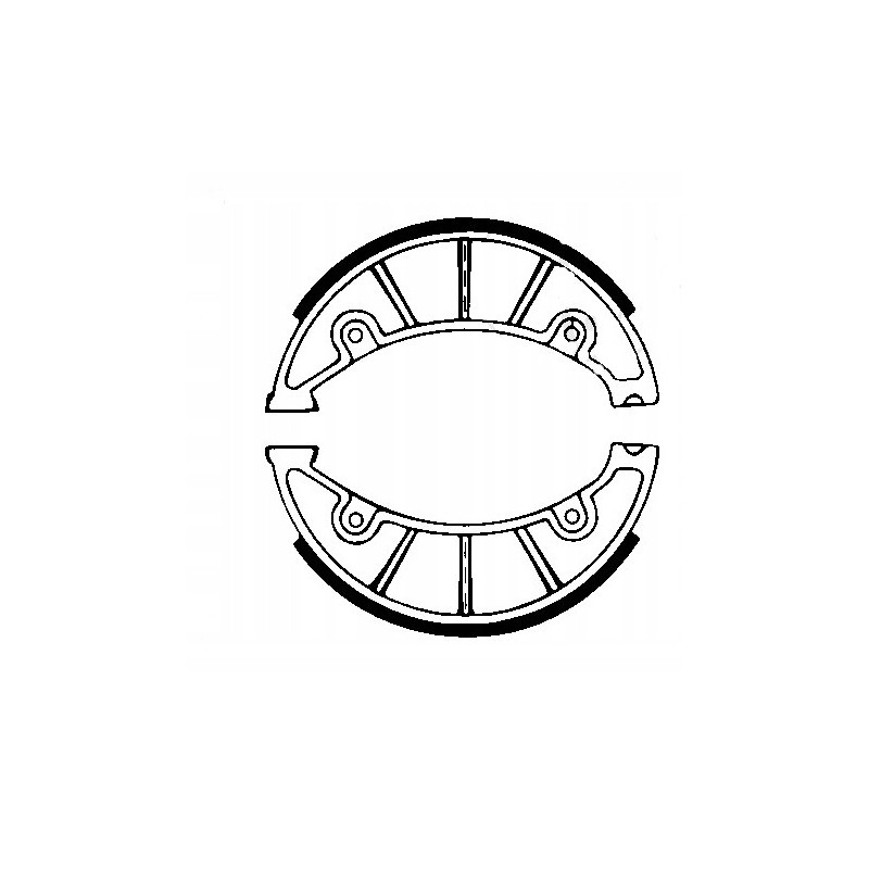 SZCZĘKI HAMULCOWE EBC DO MOTOCYKLA YAMAHA YW 125 YW125 BWS 2010-2015