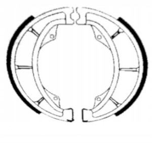 SZCZĘKI HAMULCOWE EBC DO MOTOCYKLA SUZUKI TS 80 SUZUKI TS80 1981-1987