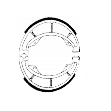 SZCZĘKI HAMULCOWE EBC DO MOTOCYKLA SUZUKI RM 250 SUZUKI RM250 1976-1986