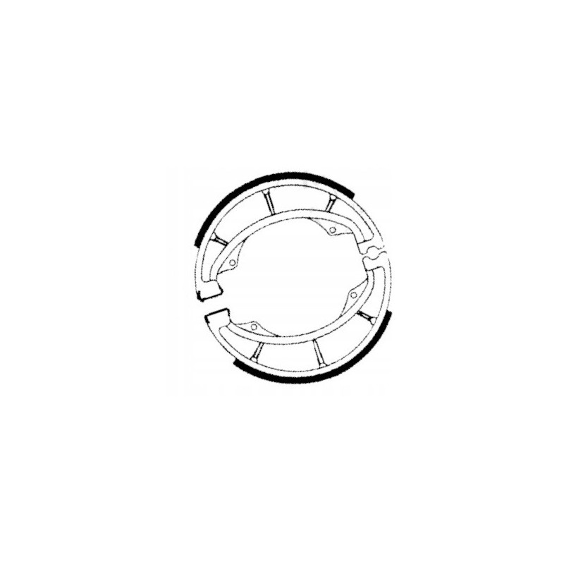 SZCZĘKI HAMULCOWE EBC DO MOTOCYKLA SUZUKI GZ 125 GZ125 MARAUDER 1998-2013