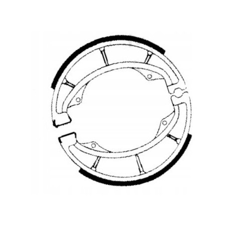 SZCZĘKI HAMULCOWE EBC DO MOTOCYKLA SUZUKI GZ 125 GZ125 MARAUDER 1998-2013