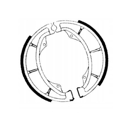 SZCZĘKI HAMULCOWE EBC DO MOTOCYKLA SUZUKI GN 250 SUZUKI GN250 1985-1999