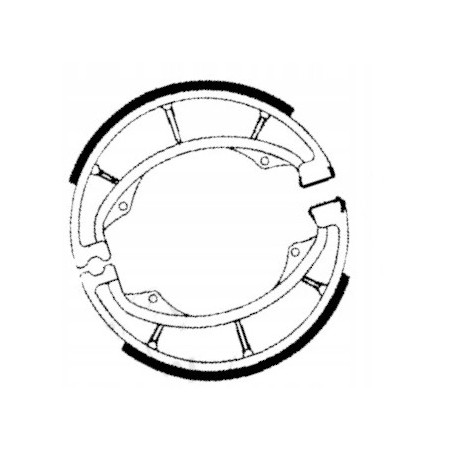 SZCZĘKI HAMULCOWE EBC DO MOTOCYKLA SUZUKI DR 500 DR 600 SUZUKI DR500 DR600