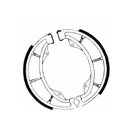 SZCZĘKI HAMULCOWE EBC DO MOTOCYKLA SUZUKI DR 250 SUZUKI DR250 S 1982-1987