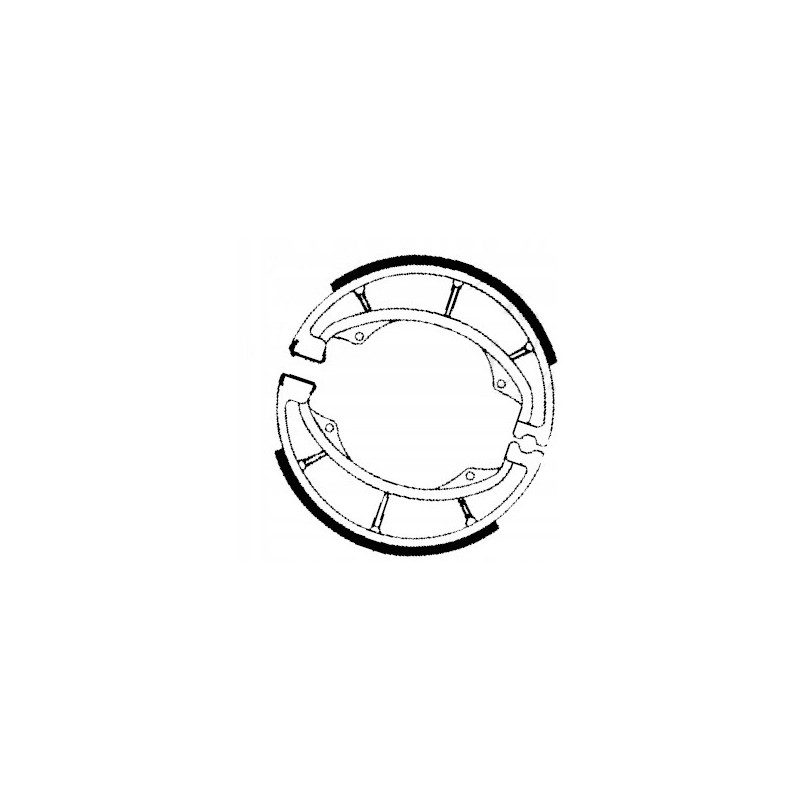 SZCZĘKI HAMULCOWE EBC DO MOTOCYKLA KAWASAKI Z 200 KAWASAKI Z200 1977-1980