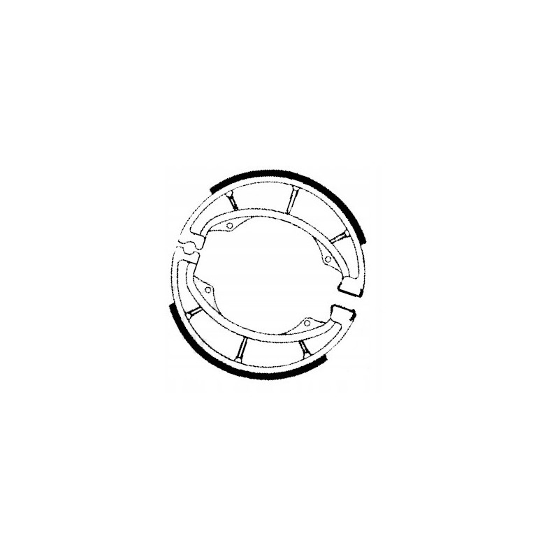 SZCZĘKI HAMULCOWE EBC DO MOTOCYKLA KAWASAKI KLR 600 KLR600 1984-1989