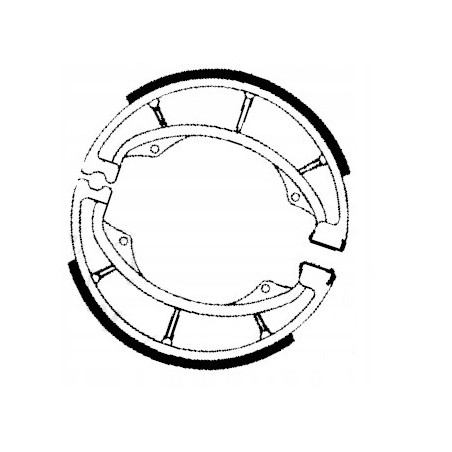 SZCZĘKI HAMULCOWE EBC DO MOTOCYKLA KAWASAKI KLR 600 KLR600 1984-1989