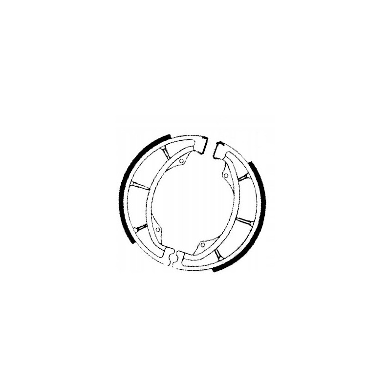 SZCZĘKI HAMULCOWE EBC DO MOTOCYKLA KAWASAKI BN 125 BN125 ELIMINATOR 98-2007