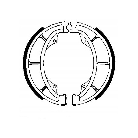 SZCZĘKI HAMULCOWE EBC DO MOTOCYKLA HYOSUNG RT 125 HYOSUNG RT125 2003-2017