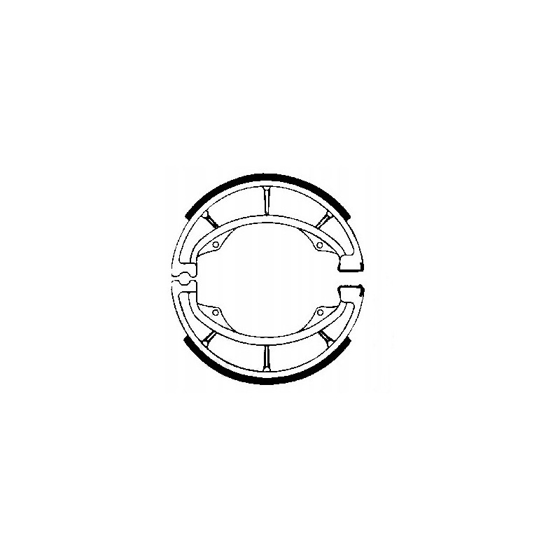 SZCZĘKI HAMULCOWE EBC DO MOTOCYKLA HYOSUNG GV 125 GV125 AQUILA 2000-2017