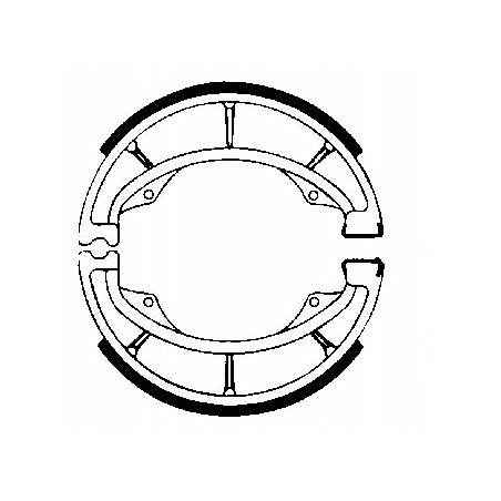 SZCZĘKI HAMULCOWE EBC DO MOTOCYKLA HYOSUNG GS 125 HYOSUNG GS125 1997-2000
