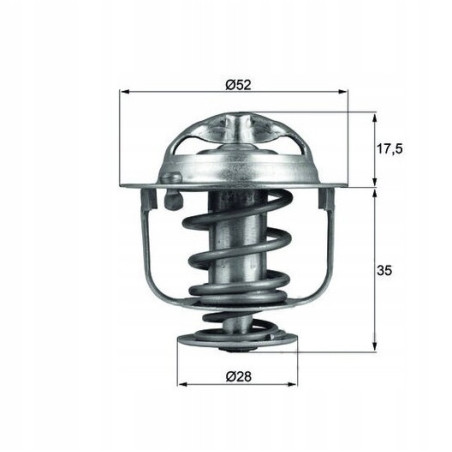 TERMOSTAT Z USZCZELKĄ 82°C DO MOTOCYKLA HONDA GL 1800 GL1800 GOLDWING 01-17