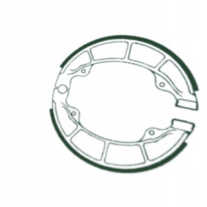 SZCZĘKI HAMULCOWE EBC 307 TYLNE 130X28MM YAMAHA YFM 110 YFM110 R 2024