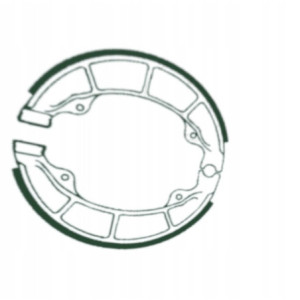 SZCZĘKI HAMULCOWE EBC 307 TYLNE 130X28MM SYM SYMPLY II 125 2012-2017