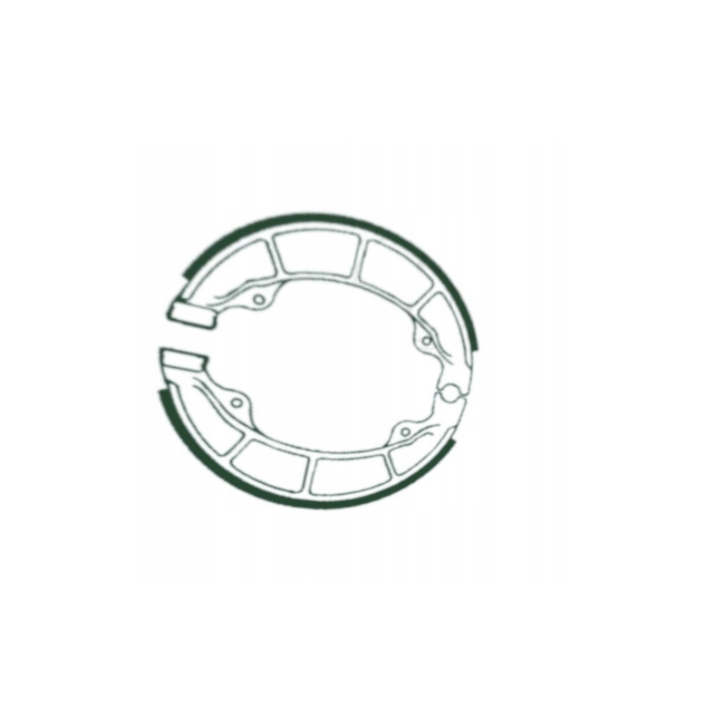 SZCZĘKI HAMULCOWE EBC 307 TYLNE 130X28MM SYM SYMPLY II 125 2012-2017