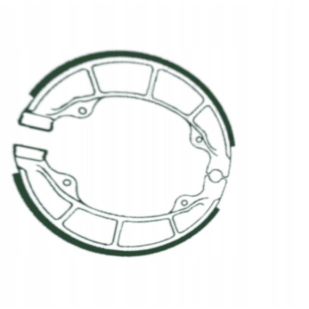 SZCZĘKI HAMULCOWE EBC 307 TYLNE 130X28MM SYM SYMPLY II 125 2012-2017