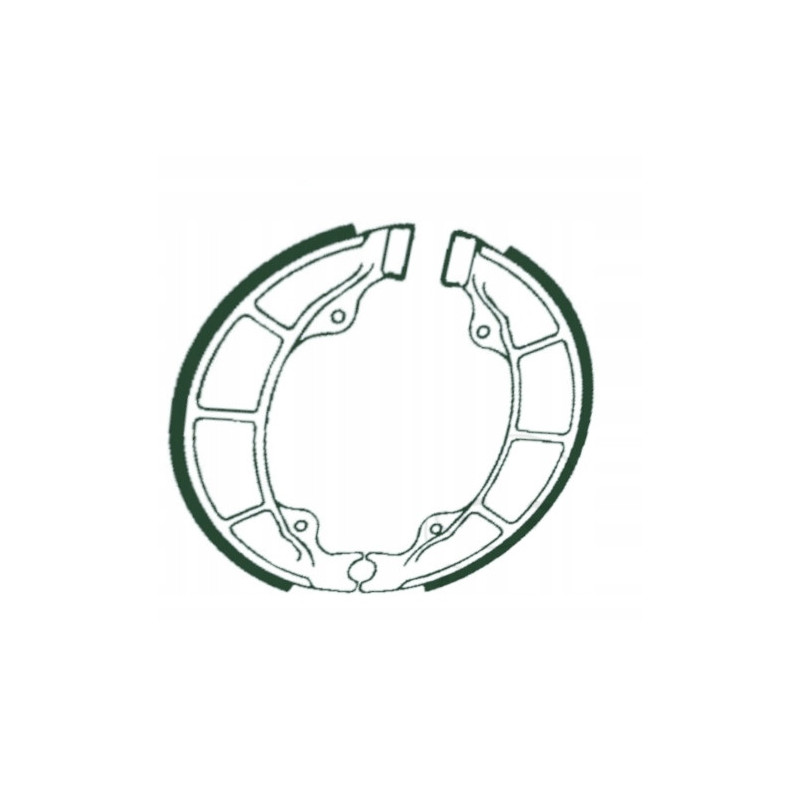 SZCZĘKI HAMULCOWE EBC 307 TYLNE 130X28MM SYM CROX 125 CROX125 DT CBS 17-20