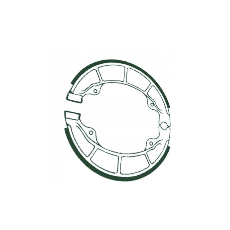 SZCZĘKI HAMULCOWE EBC 307 TYLNE 130X28MM SYM COMBIZ 125 COMBIZ125 2013-2015