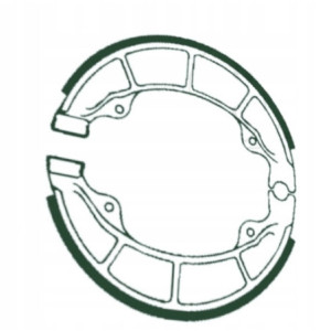 SZCZĘKI HAMULCOWE EBC 307 TYLNE 130X28MM SYM ALLO 125 ALLO125 2011-2016