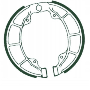 SZCZĘKI HAMULCOWE EBC 307 TYLNE 130X28MM POLARIS SPORTSMAN 110 2WD 2016-24