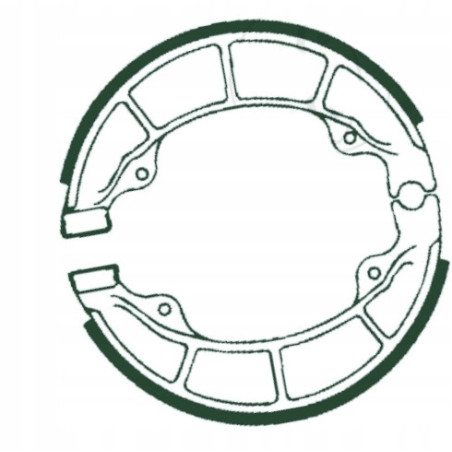 SZCZĘKI HAMULCOWE EBC 307 TYLNE 130X28MM POLARIS OUTLAW 50 2WD 2008-2019