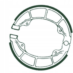 SZCZĘKI HAMULCOWE EBC 307 TYLNE 130X28MM PEUGEOT TWEET 50 TWEET50 2010-2020