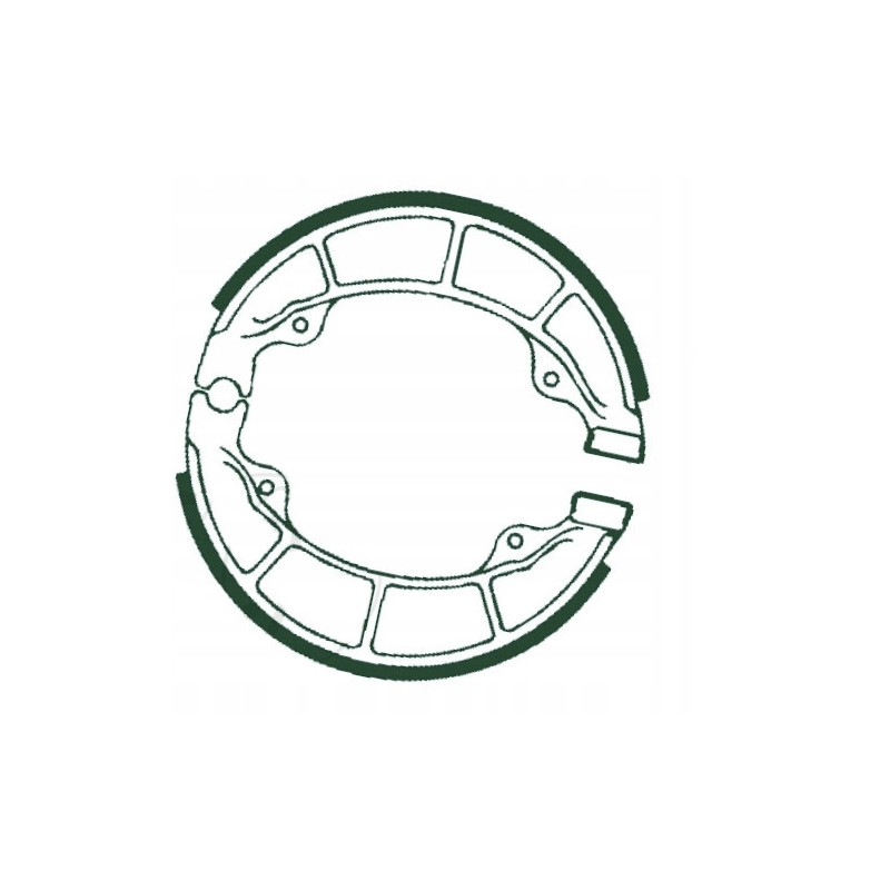 SZCZĘKI HAMULCOWE EBC 307 TYLNE 130X28MM KYMCO CK1 125 2014-2016