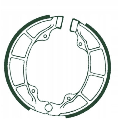 SZCZĘKI HAMULCOWE EBC 307 TYLNE 130X28MM ARCTIC CAT/TEXTRON Y-6 50 2004-05