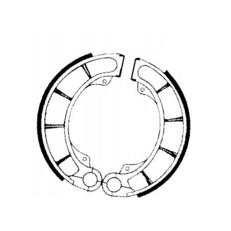 SZCZĘKI HAMULCOWE EBC 321 TYLNE 160X40MM HONDA VT 250 VT250 C MAGNA 1994-97