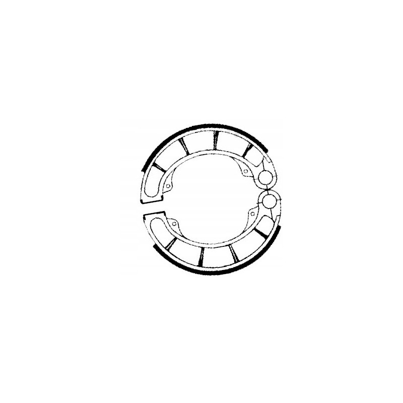 SZCZĘKI HAMULCOWE EBC 321 TYLNE 160X40MM HONDA GL 650 D SILVERWING 1983