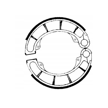 SZCZĘKI HAMULCOWE EBC 321 TYLNE 160X40MM HONDA GL 650 D SILVERWING 1983