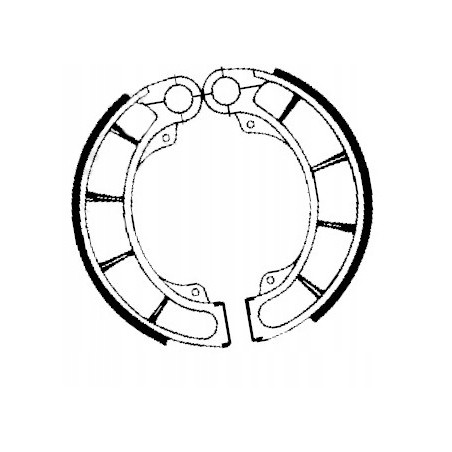 SZCZĘKI HAMULCOWE EBC 321 TYLNE 160X40MM HONDA CX 650 HONDA CX650 1983