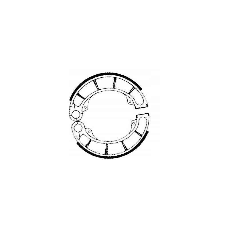 SZCZĘKI HAMULCOWE EBC 321 TYLNE 160X40MM HONDA CX 500 HONDA CX500 1977-1984