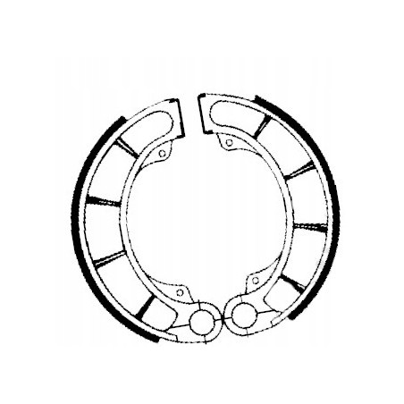 SZCZĘKI HAMULCOWE EBC 321 TYLNE 160X40MM HONDA CB 500 CB500 1994-1996